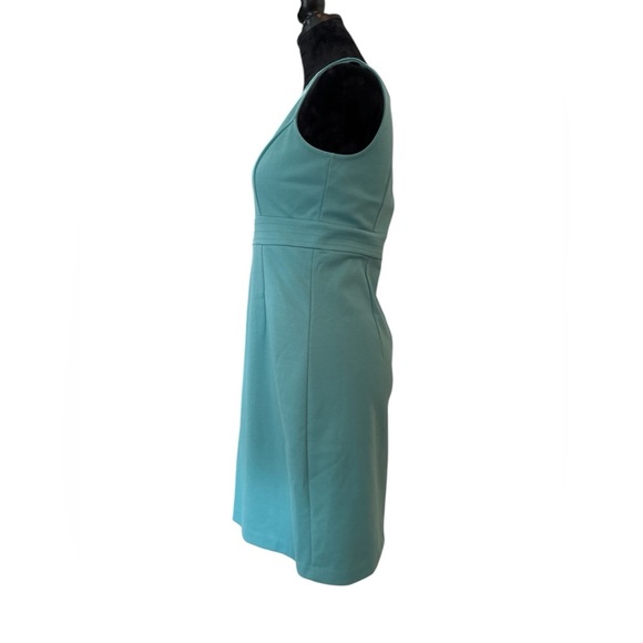 LOFT Teal Sleeveless A-Line Career Dress Size 4 - Picture 4 of 9